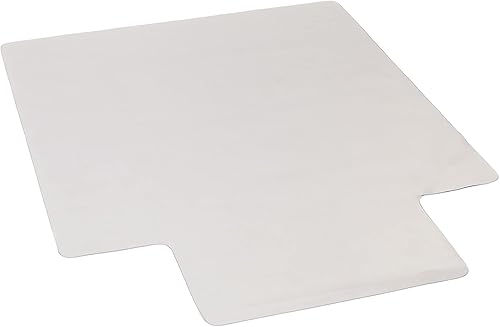 FXLCMUS Tapete transparente para silla de oficina, tapete duradero para silla de escritorio para suelos de madera, protector de suelo antideslizante