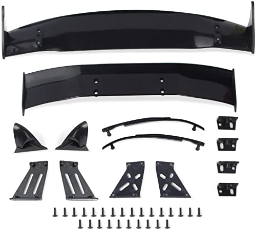 Manrock 2Pcs Spoiler Wings Universal Tail Wings Black Rc Car Accessories #TOP10