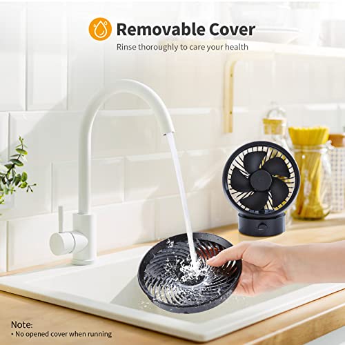 image for SmartDevil New USB Desk Fan, Small Personal Desktop Table Fan with Str