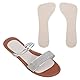 1 Paar Rutschfeste Einlegesohlen Damen,Selbstklebend Einlegesohle für High Heels, Komfort Schuheinlagen,Weiche Einlegesohlen für Sandalen (Beige Sevens: 37-38)
