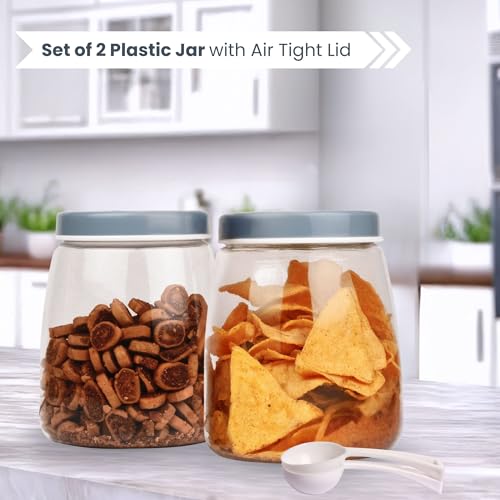 Image of FLAIR Cubics Stackable Container Set (Blue, Set of 2 (1500ml each))