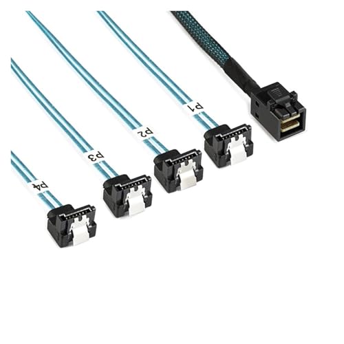 Cable interno SFF-8643 a 4 SATA 1m miniatura 5