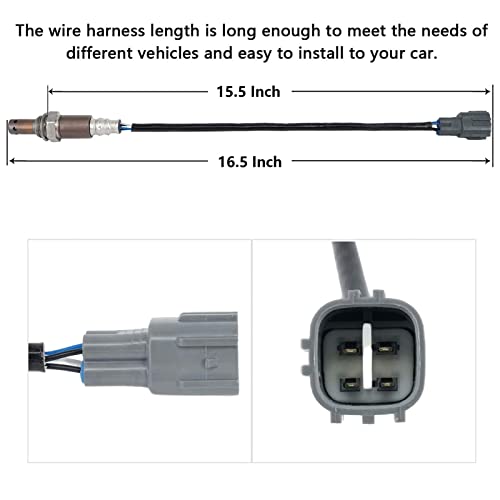 Marsflex Oxygen O2 Sensor 234-4622 13355 Downstream Heated Compatible with Toyota Camry Avalon Sienna 4Runner RAV4 Solara Matrix Lexus ES300 Pontiac Vibe,250-24360 Replacement - Image 4