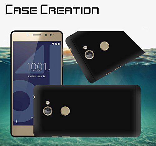 Image of Case Creation (TM 10.Or (Tenor) E 2017 Thin Perfect Fitting Black Silicone Matte Finish Flexible Soft Corner Protection with Slim Back Case Cover