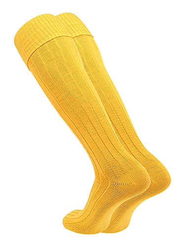 Image of Soccer Socks With Fold Down Top - European Style for Adults - Men and Women