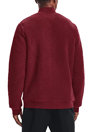 Under Armour Men's UA Sherpa Bomber Full Zip Jacket (Large, Cordova/Versa Red-615)3