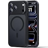 【3倍米軍MIL規格・MagSafe対応】ESR iPhone 17 Pro ケース ワイヤレス充電 ストラップホール付き エアガードコーナー 25W高速充電 Qi2.2対応 4H傷に強い背面 傷防止 滑り止め 指紋防止 耐衝撃 耐黄変 マグネットスマホケース いPhone17Pro ケース カメラコントロール iphone17pro用 Classicシリーズ フロストブラック