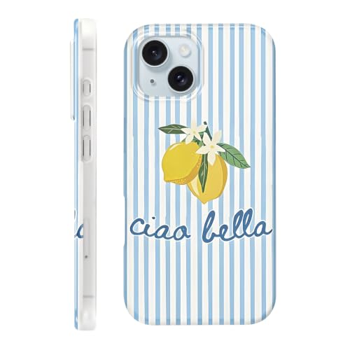 Coque iPhone 15 esthétique pour style estival en terrasse