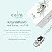 Glowco CalmCarry Sleep Aid Device – Handheld Microcurrent Relaxation Tool, Supports Calm, Focus & Gentle Relief, USB Rechargeable, Portable Wellness Device for Adults & Kids | Gray Calm Carry