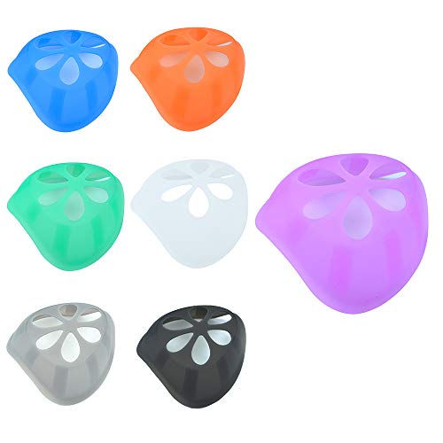Lzymsz Lot de 7 supports intérieurs en silicone 3D pour masques pour faciliter la respiration lavables et réutilisables