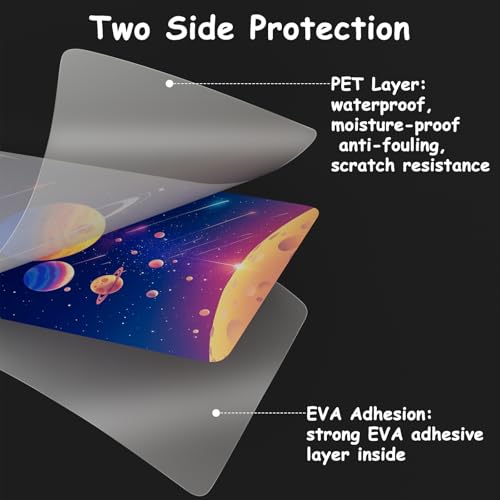 3 Mil Laminating Sheet, Clear Thermal Laminating Pouches Letter Size Plastic Laminator Sheets 9 x 11.5 Inch (3 mil / 500 pcs) image 2