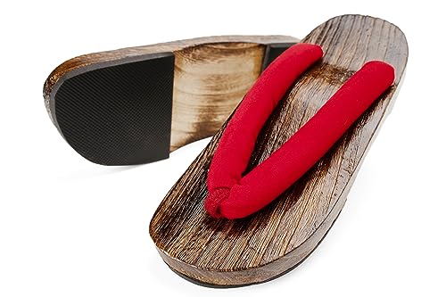 Image of Japanese Wooden Clogs Geta Slippers
