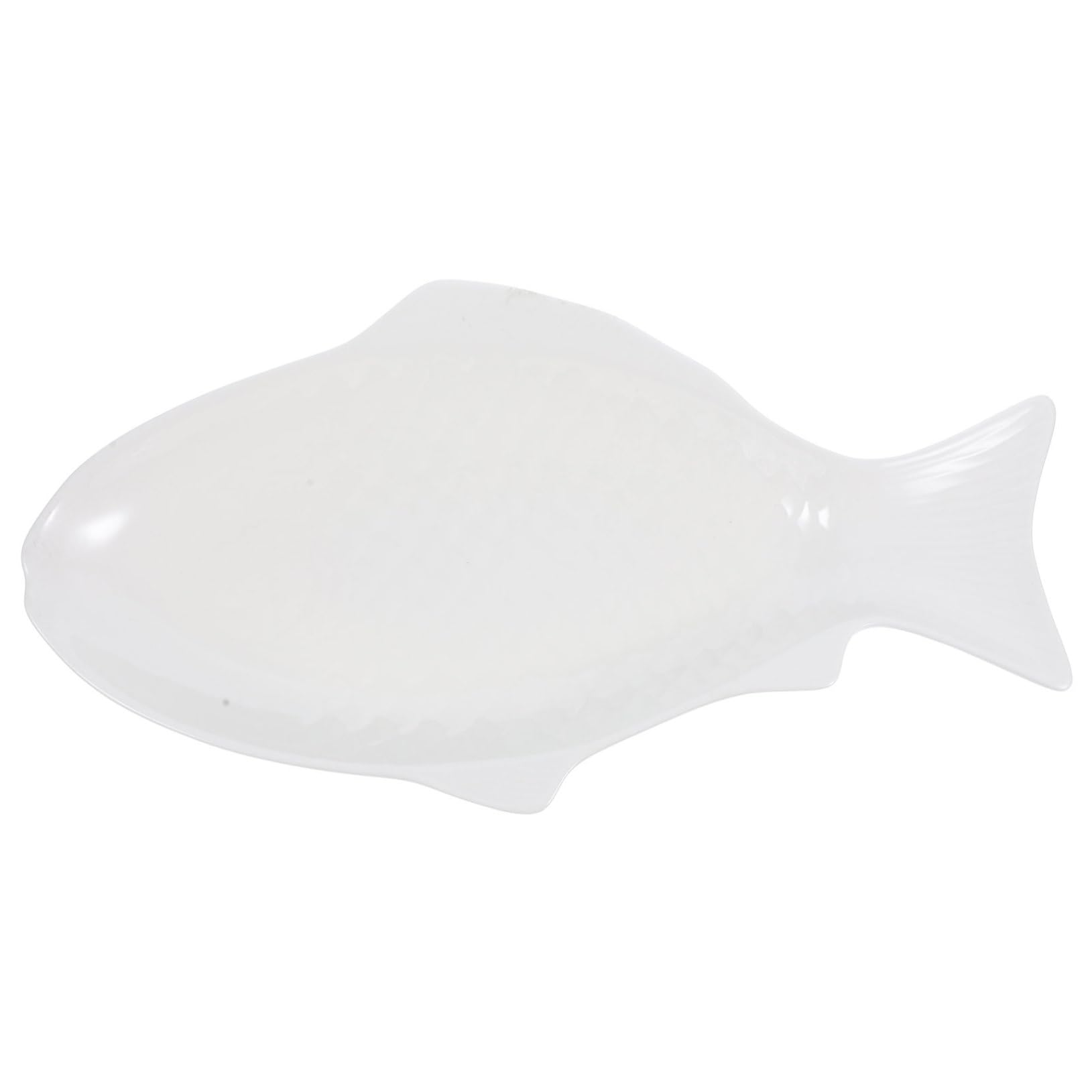 Piatto da portata a forma di pesce in ceramica, 38,1 cm, elegante vassoio per frutti di mare a forma di pesce, per antipasti e feste, perfetto per intrattenimento e decorazione della casa, ideale per