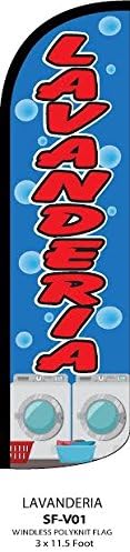 OnPoint Wares Bandera de Lavanderia King (incluye artículos no incluidos)