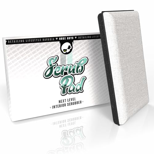 Nuke Guys Interior Scrub Pad 1x | Auto Innenreiniger Pad para um interior profundamente puro | Innovative Nylonfasern elimina a sujidade teimosa de plástico couro estofamento