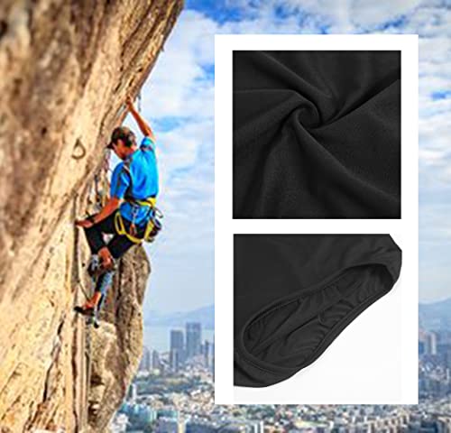 Hcmy 3 Pack Shiesty Masks Summer Cooling Neck Gaiter Ski Mask Balaclava Winter Face Mask For Men And Women Bandana Face Hat For Outdoor Motorcycle Riding Sun Black Tactical Hat #TOP5