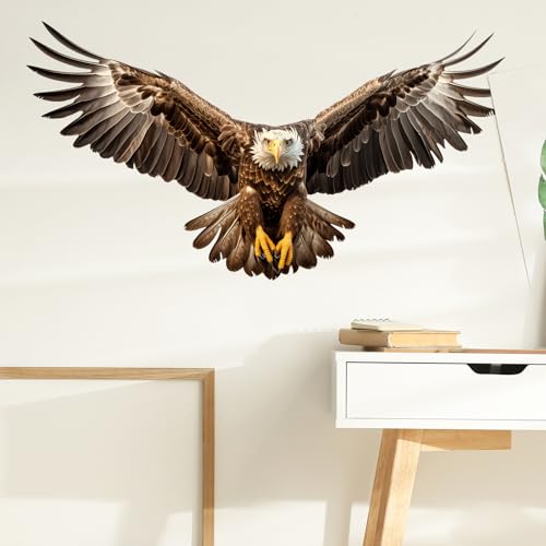 Vinilo Decorativo Águila Calva Marrón 90x30 cm RoyoLam miniatura 3