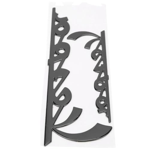 Crumye Emblem 3 Dimensional, 3D Motorrad Emblem Aufkleber Schwarze für GTS300 LX125 LX150 125 150 IE Sprint Primavera 300 LX LXV Super