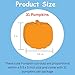 SHAPES ETC. Pumpkin Cut-Out 5.5in 31 Pcs Classroom Halloween Decor Thanksgiving Arts & Crafts Paper Cut Outs Bulletin Board, Kids Craft, Fall Decorations Orange Pumpkins USA Made