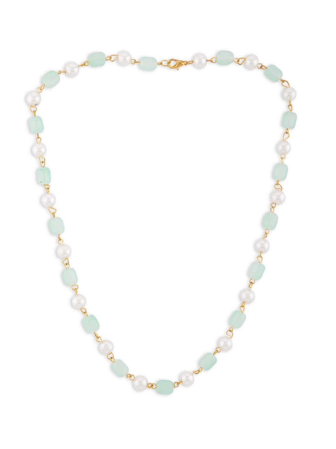 ZAVERI PEARLS Green Beaded Contemporary Necklace & Chain For Women-ZPFK13763 (B0B1JL5HCH) Amazon Price History, Amazon Price Tracker