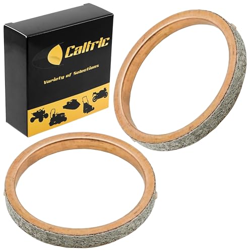 Caltric 2 Exhaust Muffler Pipe Gaskets Suzuki V-Strom 650