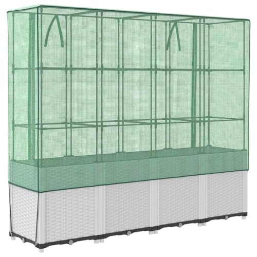 Lit surélevé blanc pour protéger vos plantations du gel et du vent - 6