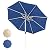 YITAHOME 10FT Patio Umbrella Push Button Tilt and Crank Adjustment Market Table Umbrella 8 Sturdy Ribs Aluminum Outdoor Umbrella UV Resistant for Garden, Deck, Backyard, Pool and Beach, Navy Blue