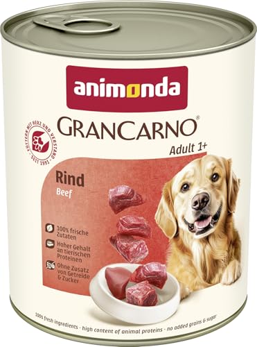 Animonda GranCarno - Cibo per cani, Adulto, confezione da 6x800 gr