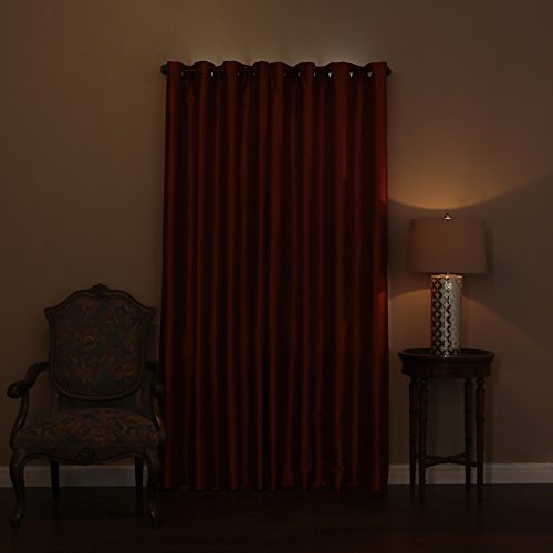 Best Home Fashion Curtain Rod Collection - Wraparound Blackout Curtain Rod - Black - 5/8" Diameter - 66"L - 120"L #TOP7