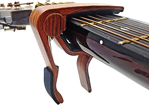 Guitar Kapo Deluxe bois - Les Beatles, Paul McCartney, John Lennon, RIngo Starr, George Harrison Guitar Kapo Deluxe bois – Image 6