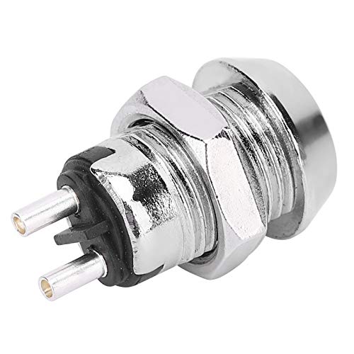 Leapiture 10 Sets Key Switch 12 x 22mm Power Lock Double Pull Switches Electrical Key Switch Stainless Steel for Industrial