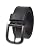 Dickies Men's Big and Tall 100% Leather Jeans Belt with Stitch Design and Prong Buckle, black, 46 (Waist: 44)