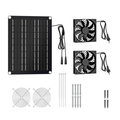 Extractor solar doble de alta ventilación para regular la temperatura en zonas de acampada 6