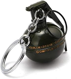 سلسلة مفاتيح لعبة ببجي غرينادز, أسود، مادة صناعية