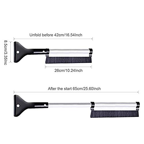 Spazzola Neve con Raschietto per Ghiaccio, 2 in 1