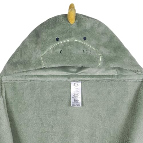 Image of Gerber Baby Unisex Hooded Wearable Blanket & Security Blanket Set, Dino Time, One Size