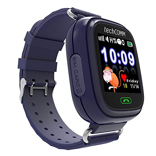 TechComm Q90 Kids GPS Smart Watch Fitness Tracker Call & Text