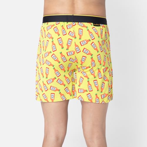 Image of Bummer Micro Modal Boxer Shorts for Men - Ultra Soft & Breathable, 3 Times Softer Than Cotton, Anti-Bacterial, Stretchable for Ultimate Comfort & Style, Pack of 1 (A Shark Tank Product)