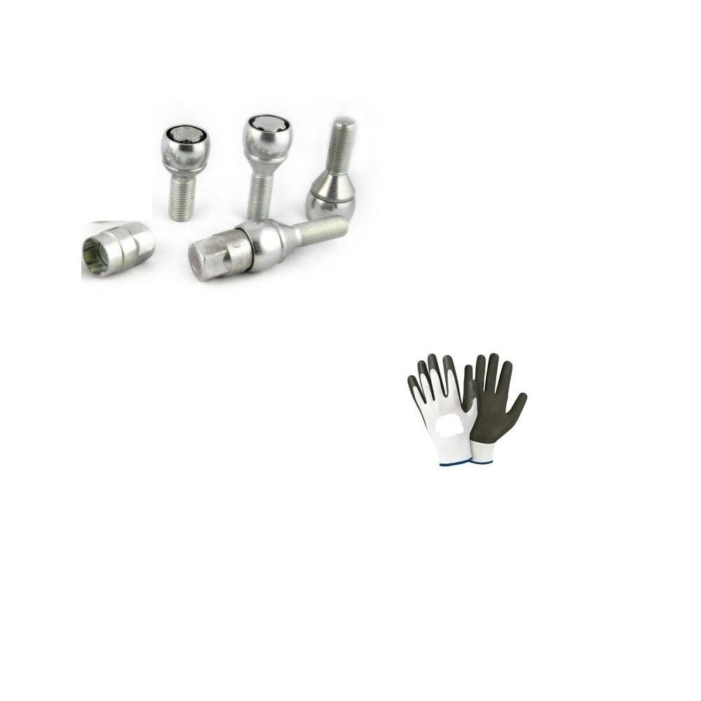 Kit Bulloni Antifurto FARAD Per Toyota Yaris Cross 2022+ (D27/D) – 4 Bulloni + 2 Chiavi, Per Cerchi In Acciaio E Lega