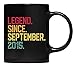 'Kids Legend Since September 2015' prezent na 5 urodziny kubek do kawy dla ojca i matki, dziadka, babci i przyjaciół prezenty