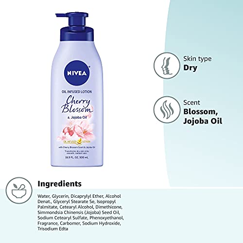 Nivea I00098041 Oil Infused Cherry Blossom And Jojoba Oil Body Lotion thumb #13