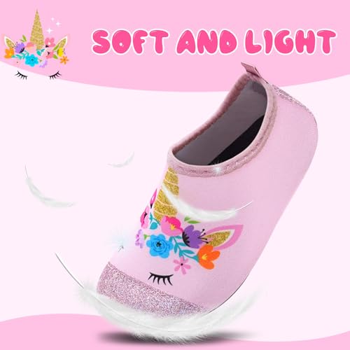 Image of Kids Water Shoes Girls Boys Outdoor Quick Dry Barefoot Aqua Socks for Toddler Sport Beach Swim Surf