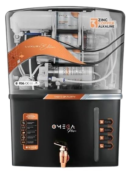 Aqua Omega with RO + UF + UV + TDS Control 12 Leter Water Purifier Dispenser Fully Automatic Machine, Best For Home/Office Purpose |12 Liter Storage Tank (With Free Installation Kit)-image-3
