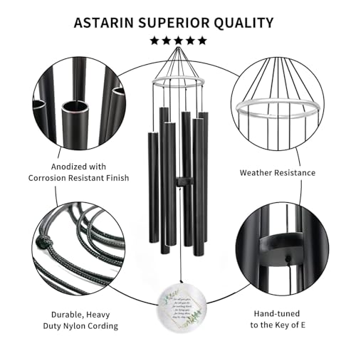 Image of Personalized Retirement Wind Chimes for Outside, 36 inch Happy Retirement Gift for Women, Men, Coworker, Colleague, Boss, Teacher, Nurse, Friend, Going Away Garden Patio Decor
