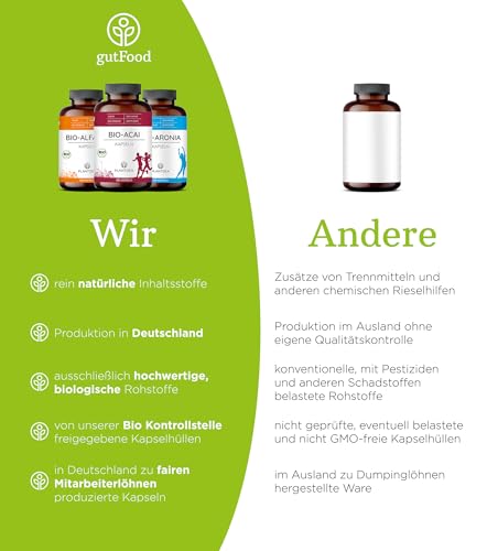 Bio Ashwagandha Kapseln I 3000mg Tagesdosis I hochdosierte 180 Ashwagandha-Kapseln I laborgeprüft I Bio Ashwagandha Pulver I veganes Ashwagandha-Präparat I Ohne Zusätze I PlantDEA