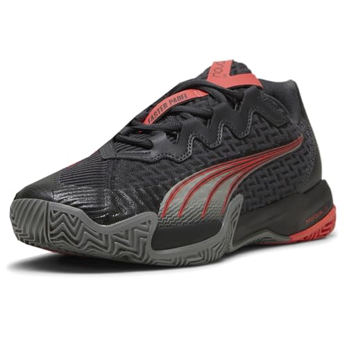 PUMA Mens Nova Elite Court Pickleball Pickleball Sneakers Shoes - Grey - Size 7.5 M2