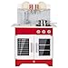 Hape E3144 Kleinkindspielzeug Stadtcafé-Spielküche Gioco per Bambini Città Café, Colore Rosso/Bianco