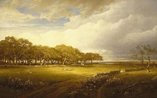 Vieux verger à par William Trost Richards poster pour habiller un grand mur
