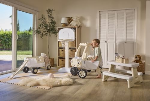 Little Tikes Cloud Collection Cozy Truck – White, Classic Foot-to-Floor Ride-On Truck for Toddlers with Sturdy Wheels, Easy-Grip Steering, Durable Indoor/Outdoor Design, Fun Interactive Features - image 6