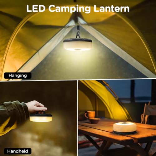 Image of OGERY Camping String Lights 4 in 1, 32.8FT Quick Storage 8 Modes Protable